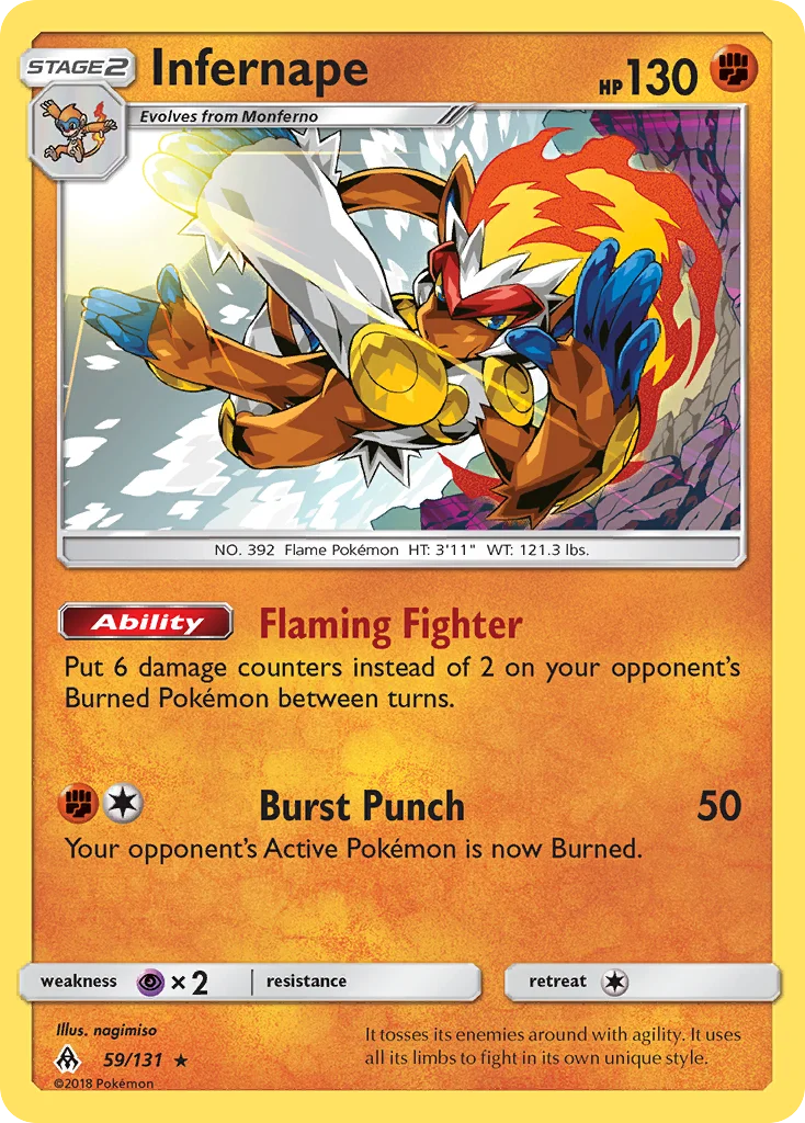 Infernape · Forbidden Light