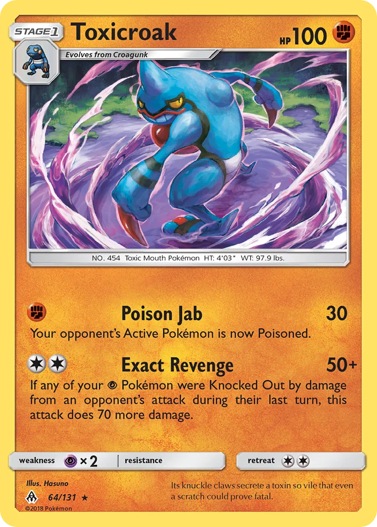 Toxicroak · Luz Proibida