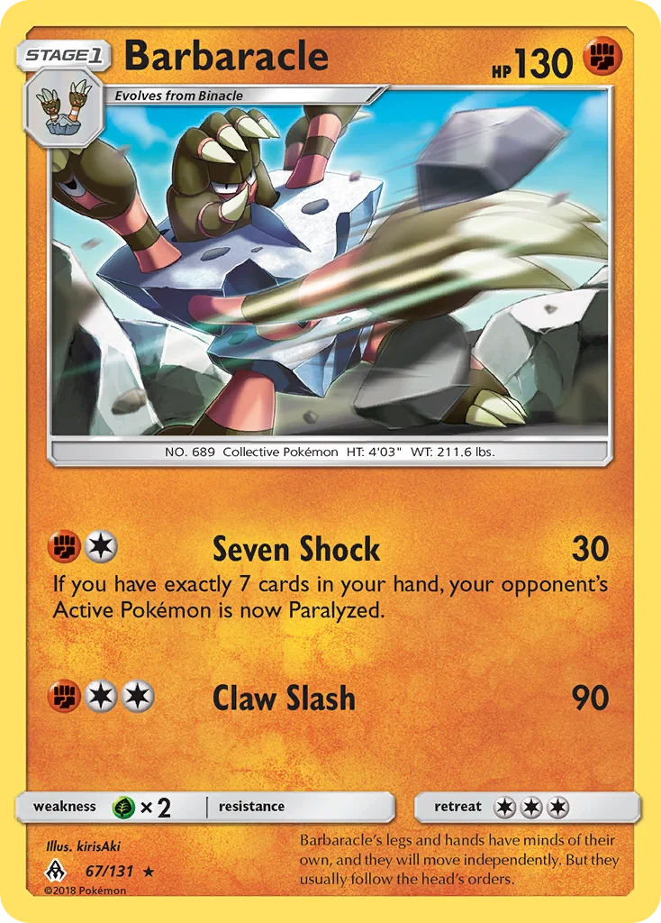 Barbaracle · Forbidden Light