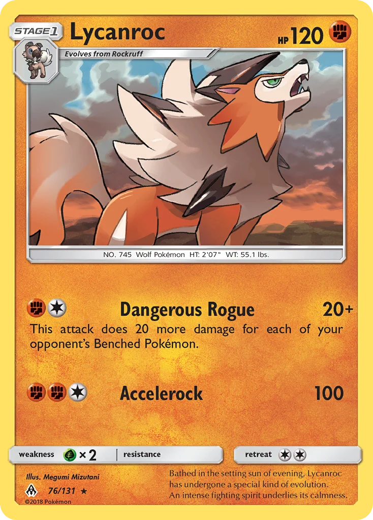 Lycanroc · Luz Proibida