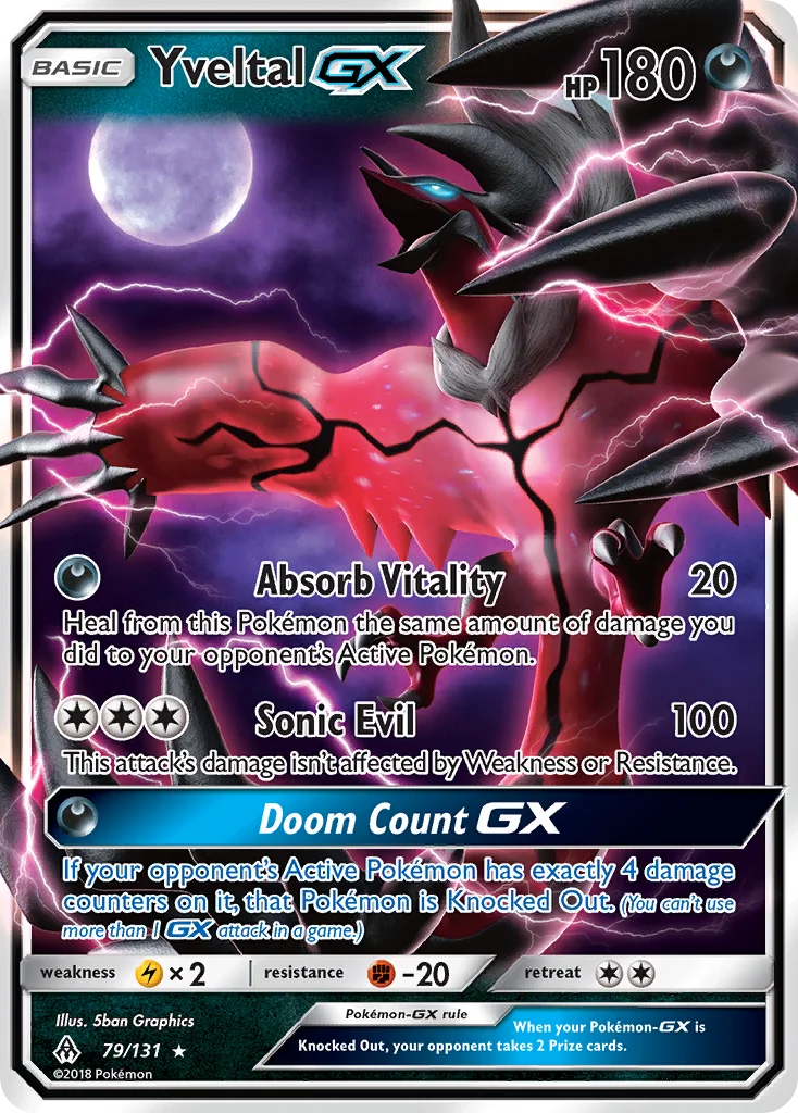 Yveltal GX · Luz Proibida