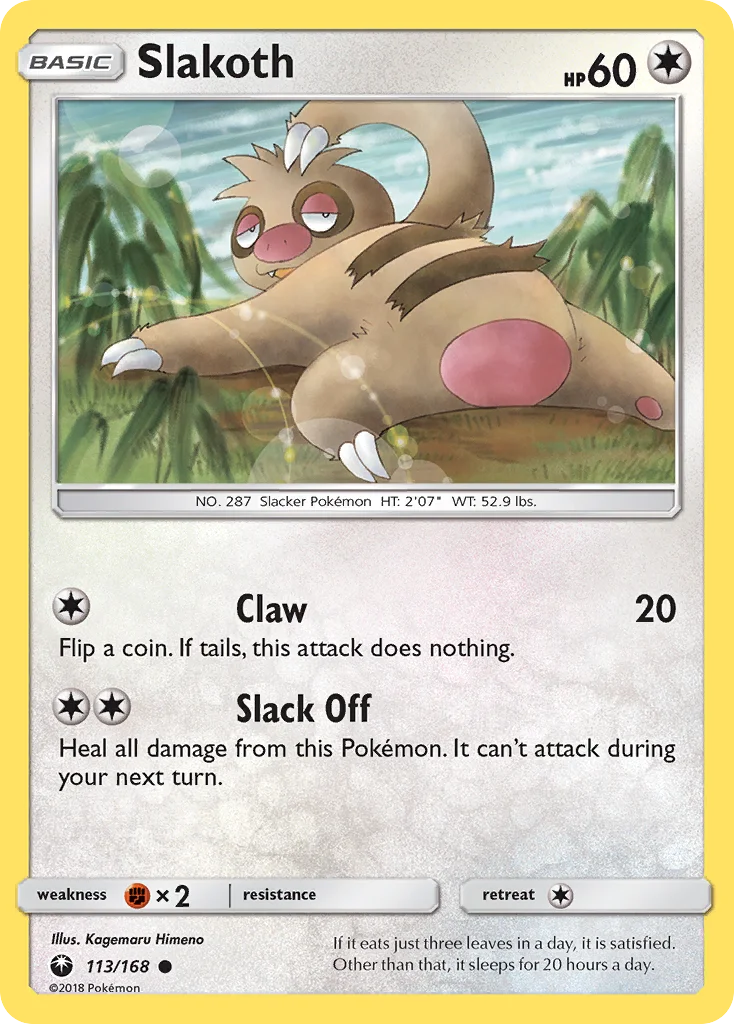 Slakoth · Celestial Storm