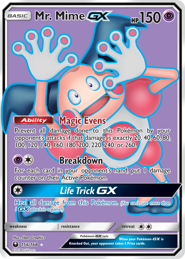 Mr. Mime GX · Tempestade Celestial
