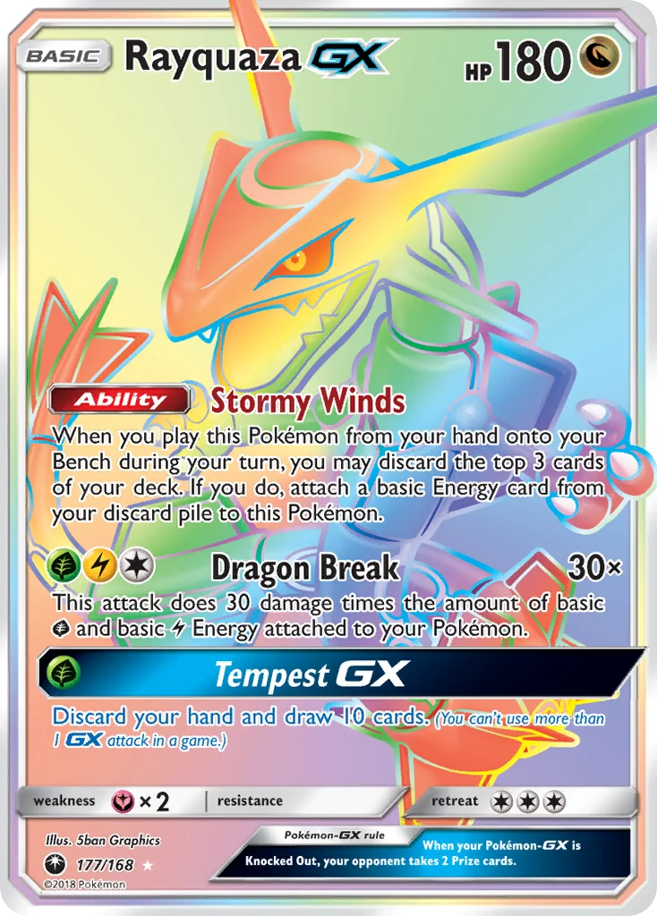 Rayquaza GX · Tempestade Celestial