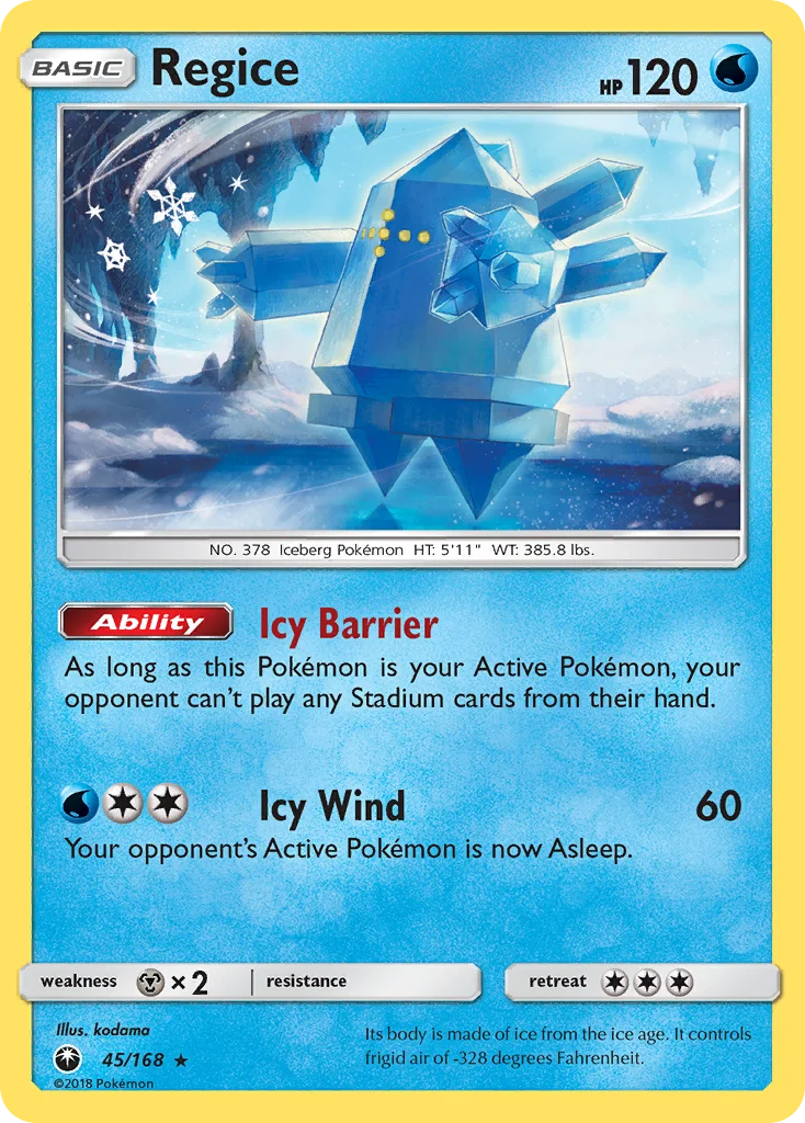 Regice · Celestial Storm