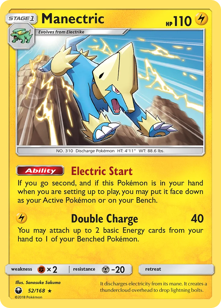 Manectric · Tempestade Celestial