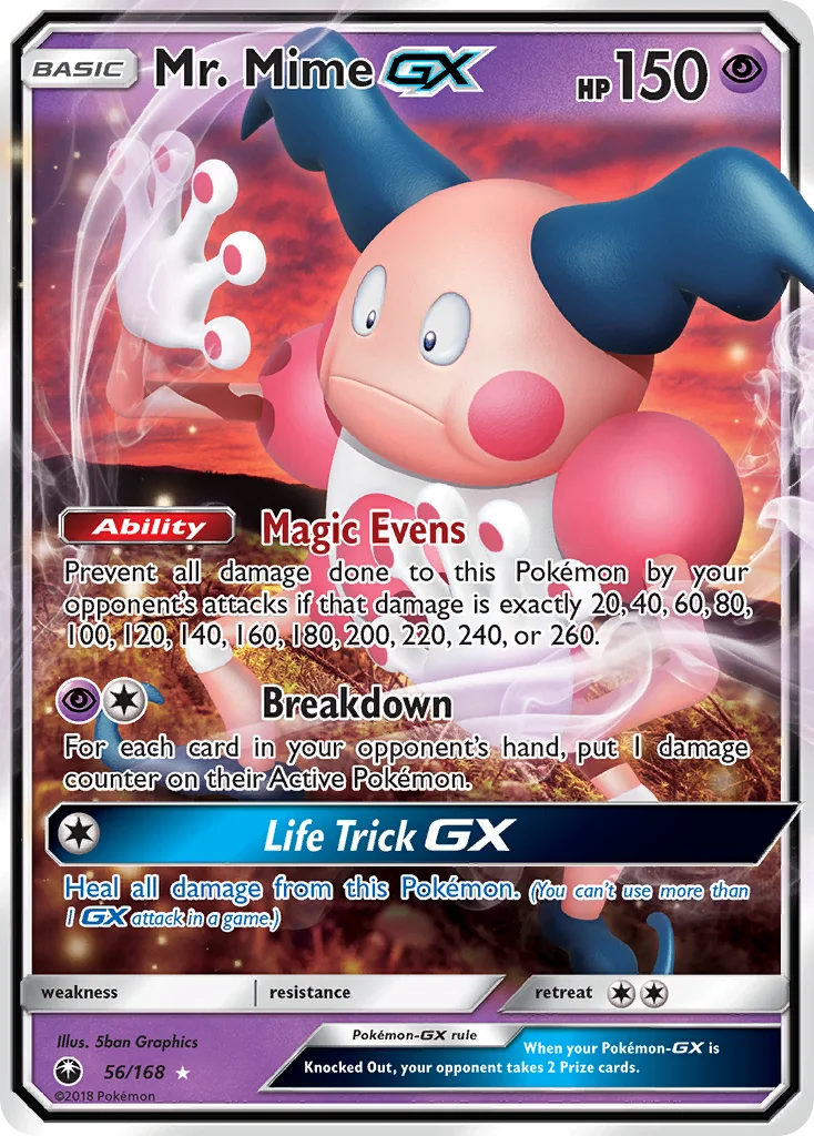 Mr. Mime GX · Tempestade Celestial