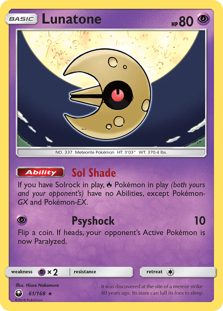 Lunatone · Tempestade Celestial