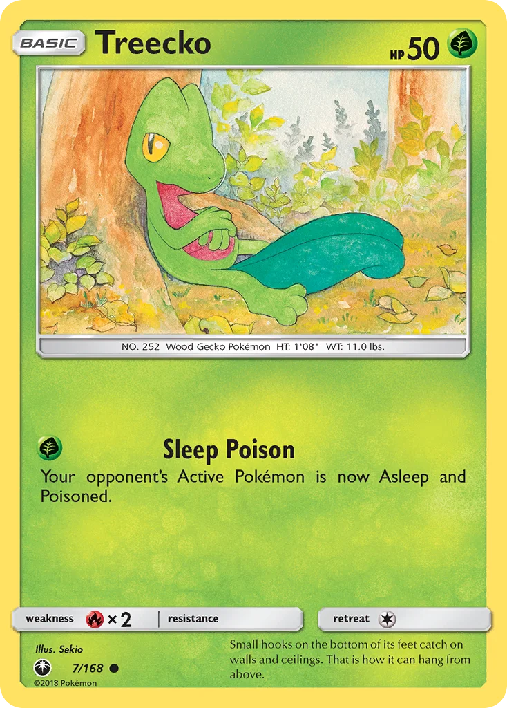 Treecko · Tempestade Celestial