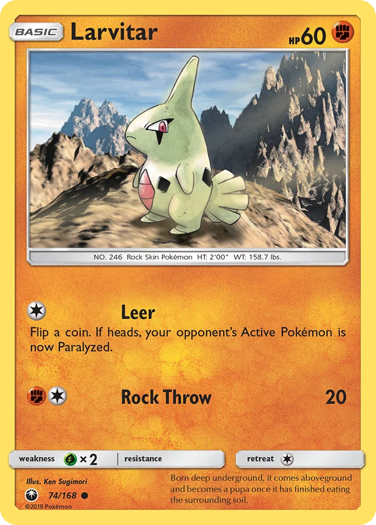 Larvitar · Tempestade Celestial