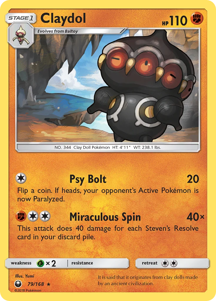 Claydol · Celestial Storm