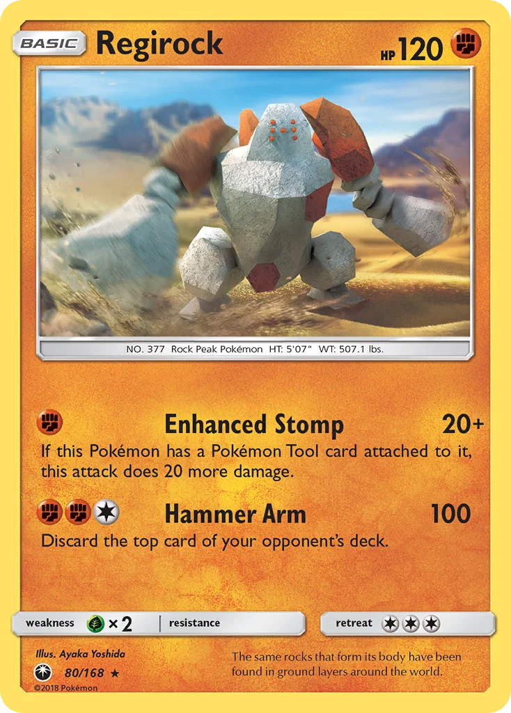 Regirock · Tempestade Celestial