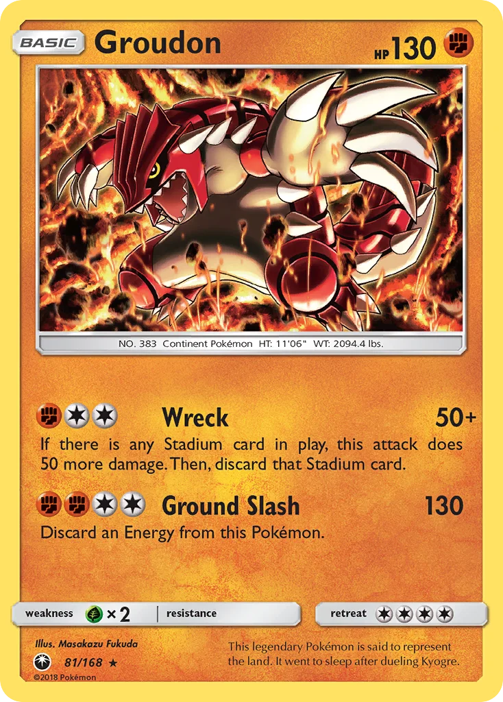 Groudon · Celestial Storm