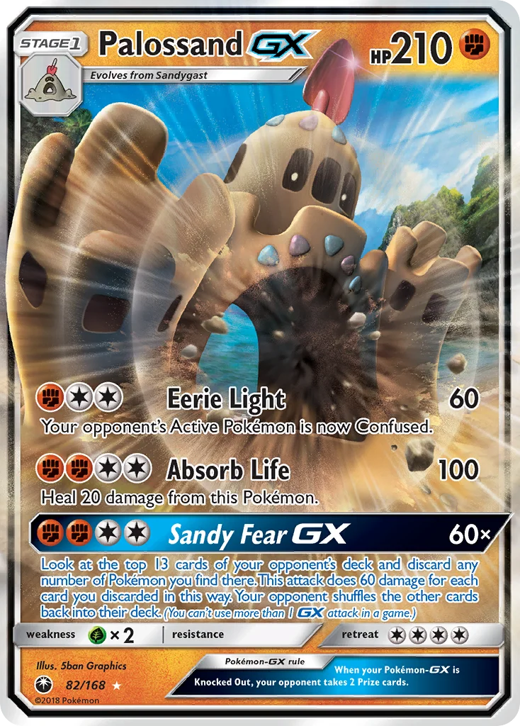 Palossand GX · Tempestade Celestial