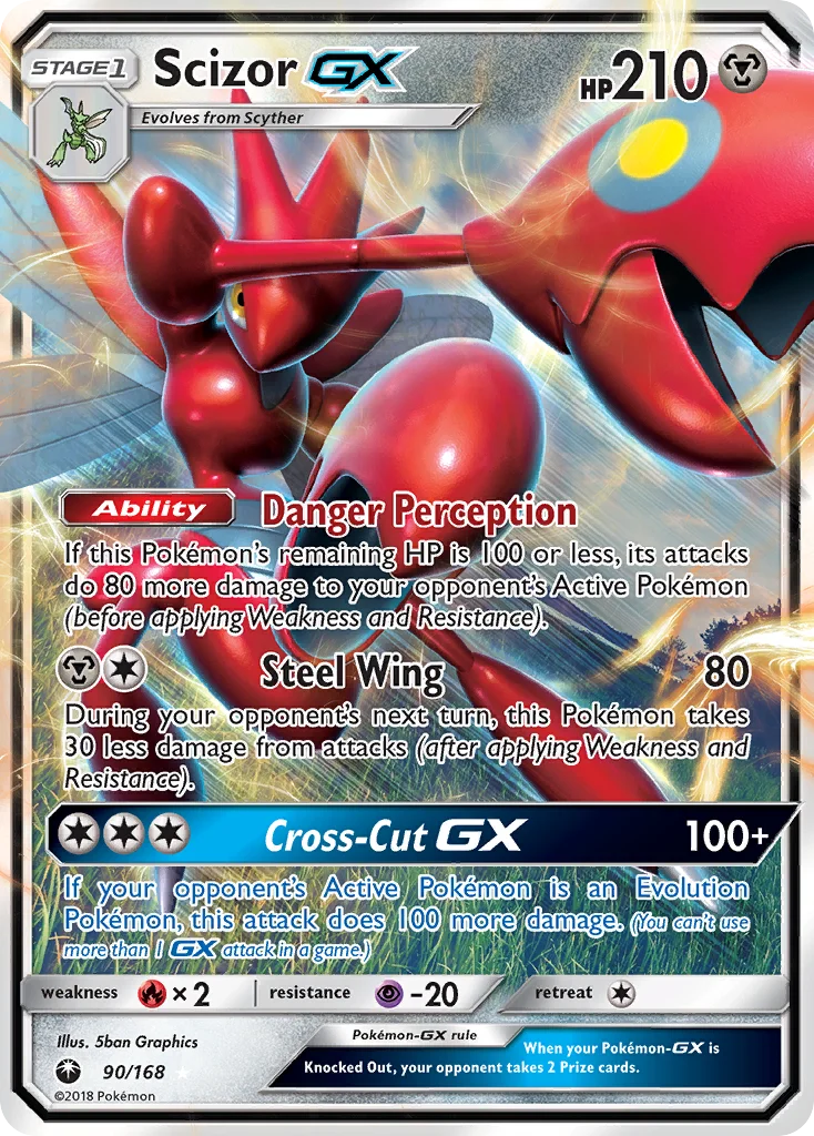 Scizor GX · Tempestade Celestial