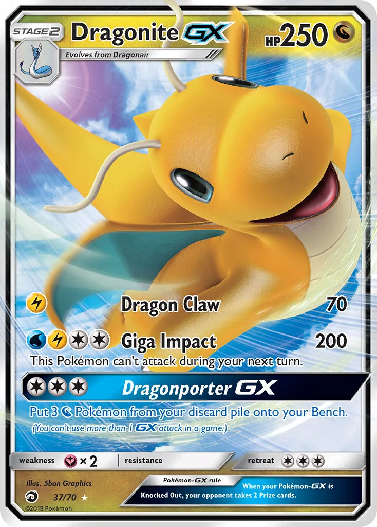 Dragonite GX · Dragões Soberanos