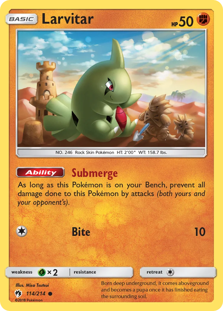 Larvitar · Lost Thunder