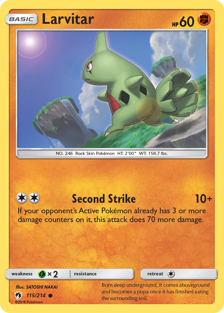 Larvitar · Trovões Perdidos