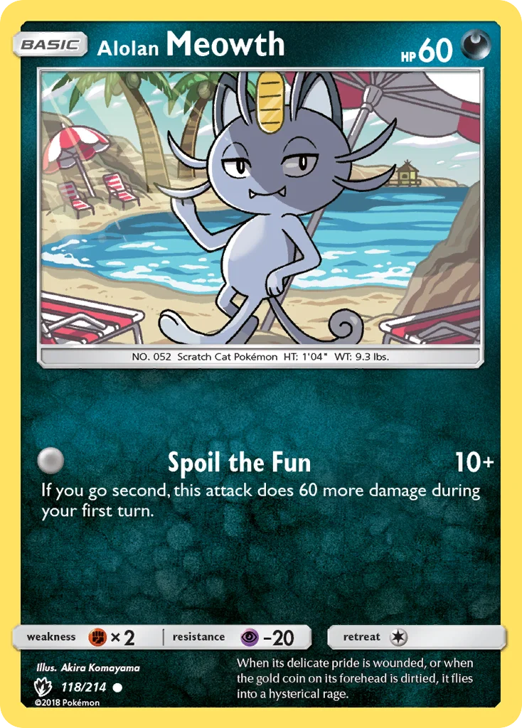 Alolan Meowth · Lost Thunder