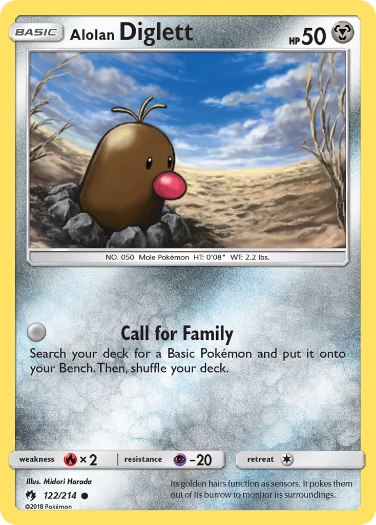 Alolan Diglett · Lost Thunder