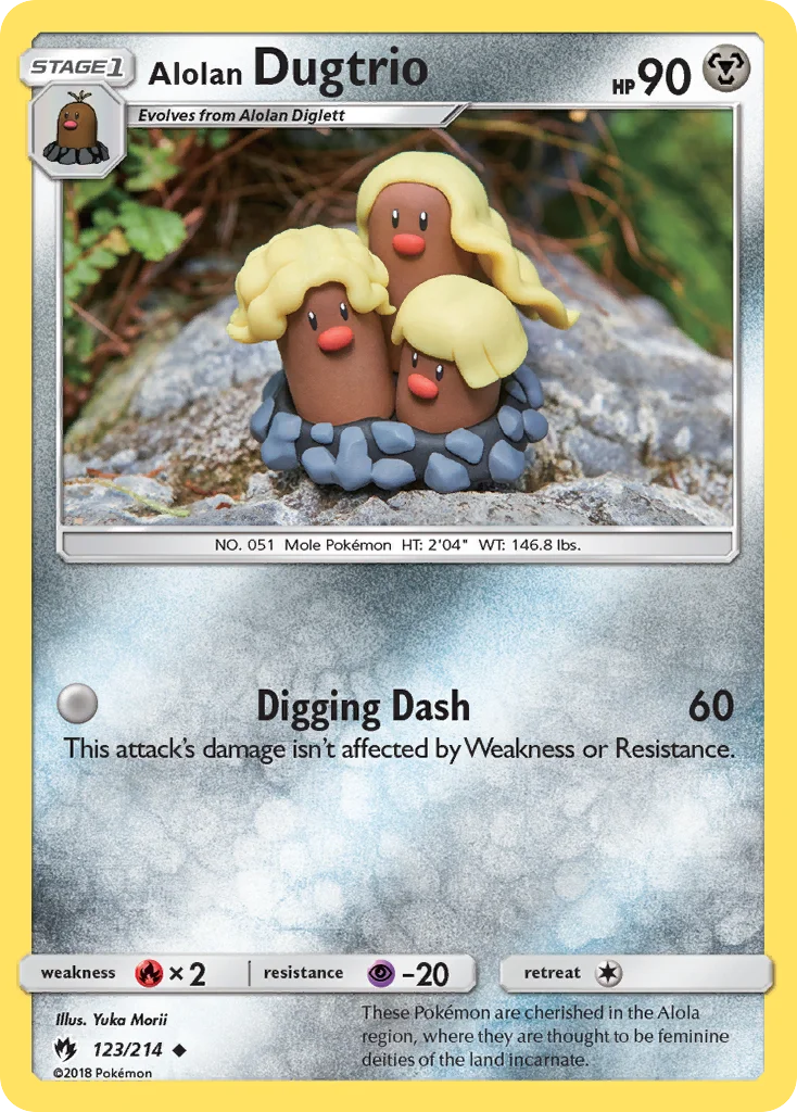 Alolan Dugtrio · Lost Thunder