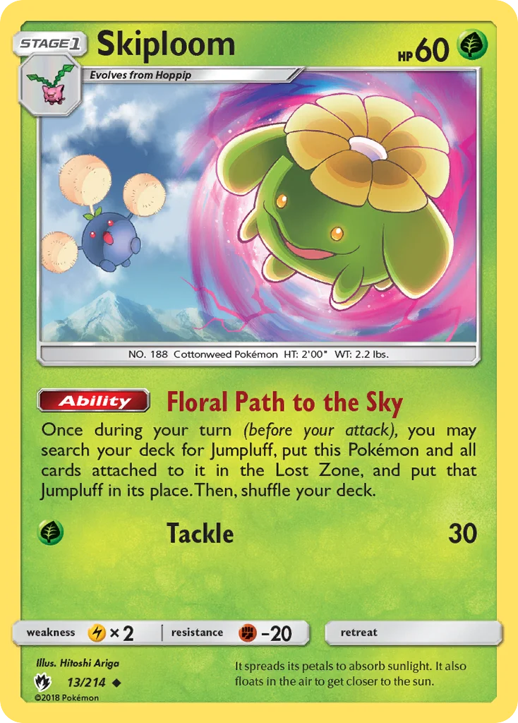 Skiploom · Lost Thunder
