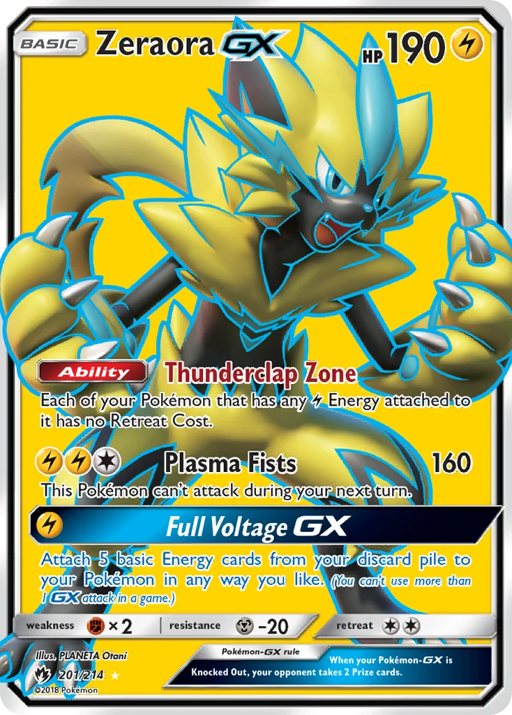 Zeraora GX · Trovões Perdidos