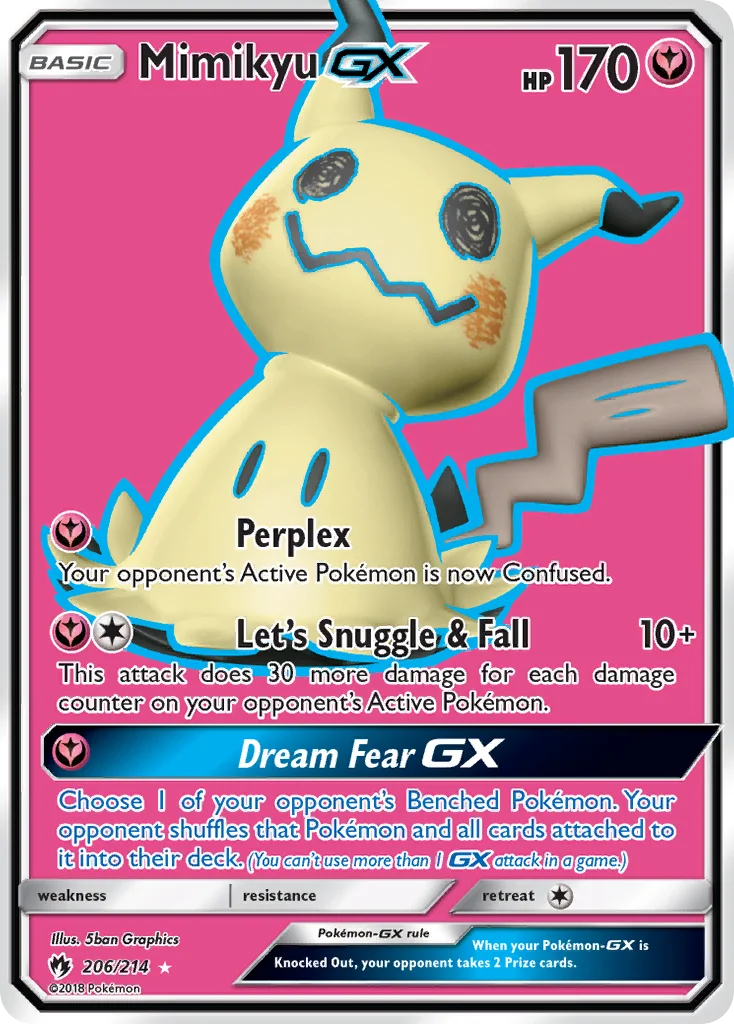 Mimikyu GX · Trovões Perdidos