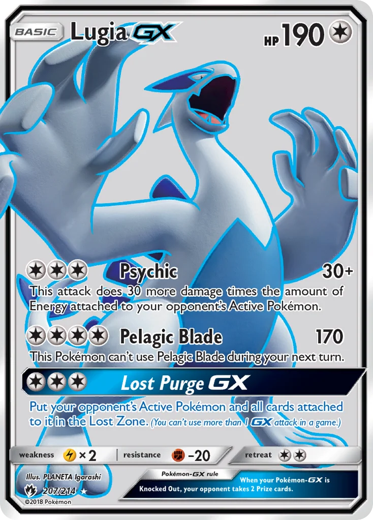 Lugia GX · Trovões Perdidos