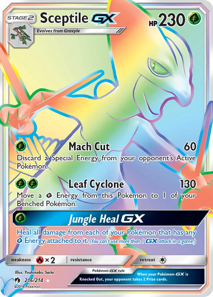 Sceptile GX · Trovões Perdidos
