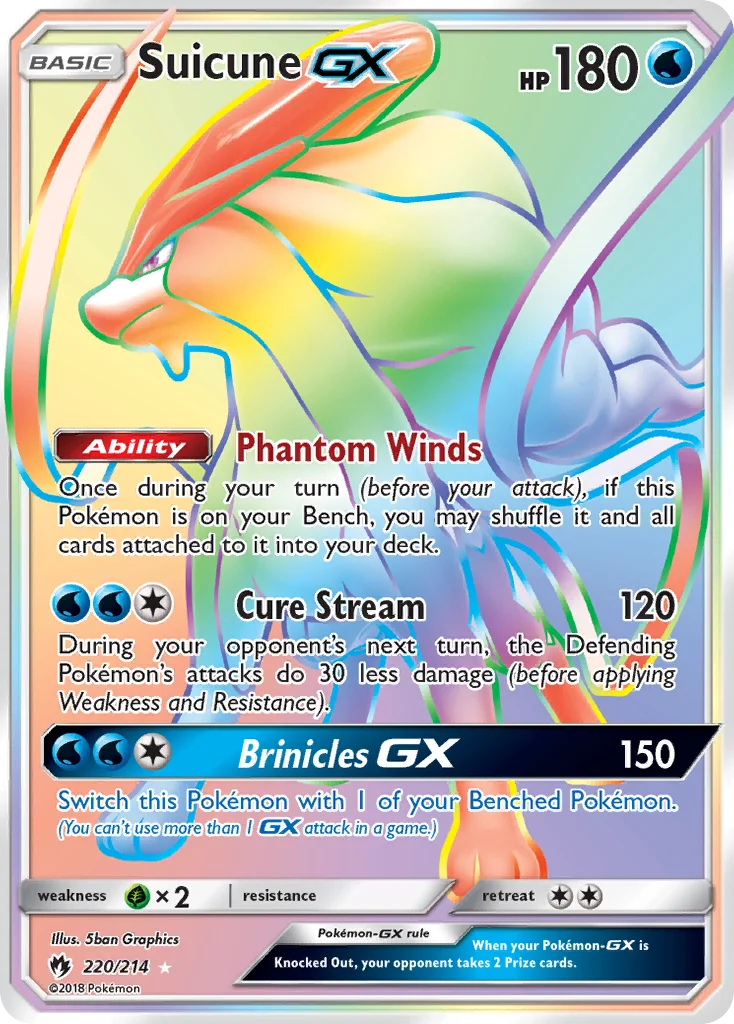 Suicune-GX · Lost Thunder