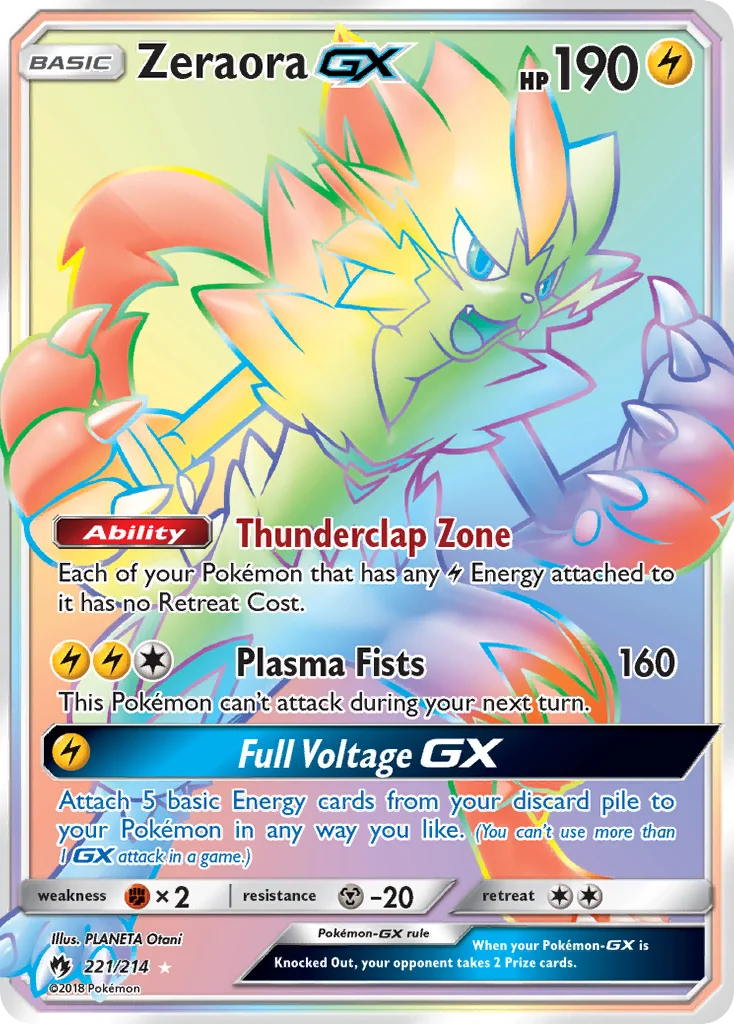 Zeraora GX · Trovões Perdidos