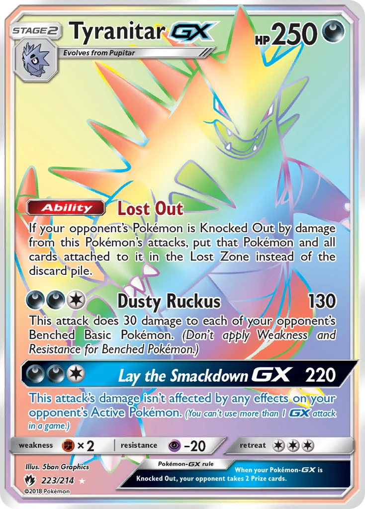 Tyranitar-GX · Lost Thunder
