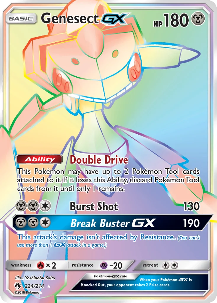 Genesect GX · Trovões Perdidos