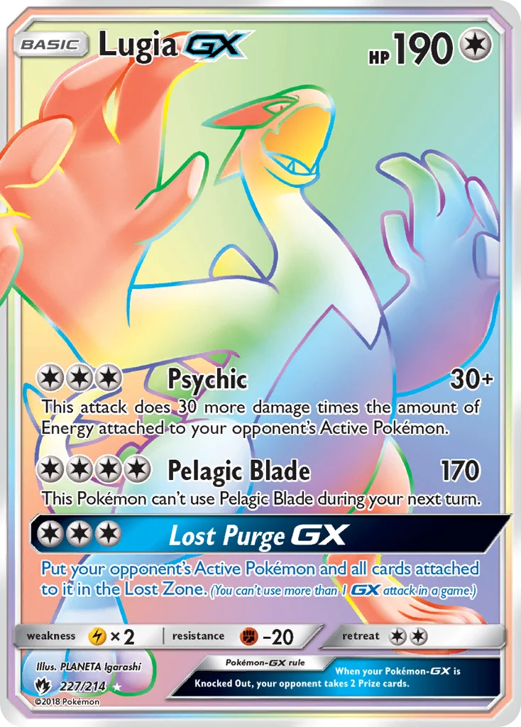Lugia GX · Trovões Perdidos