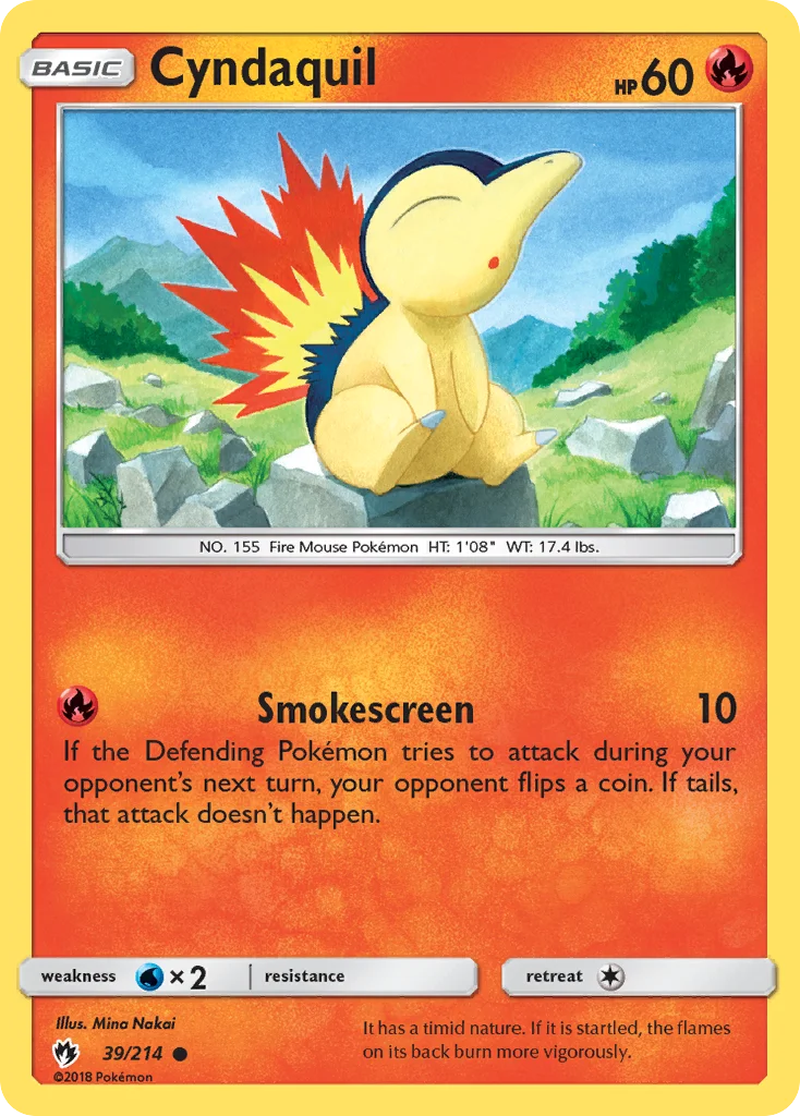 Cyndaquil · Lost Thunder