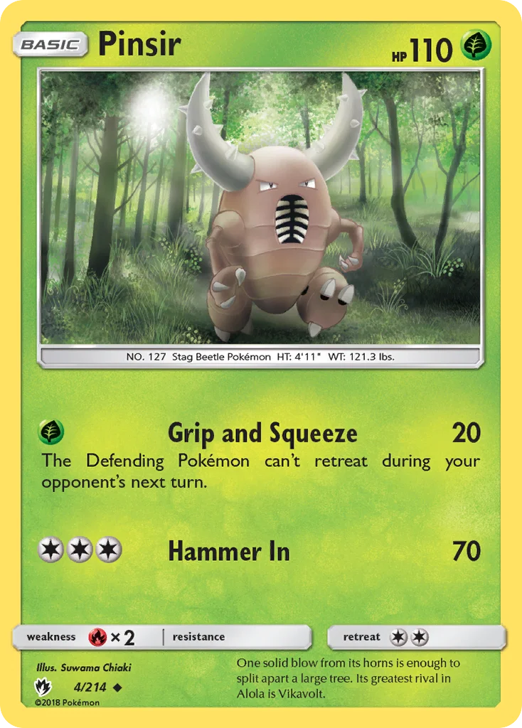 Pinsir · Lost Thunder