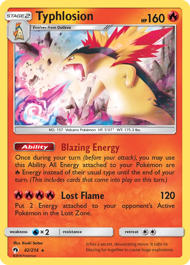 Typhlosion · Trovões Perdidos