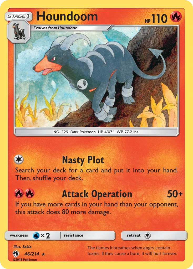 Houndoom · Lost Thunder
