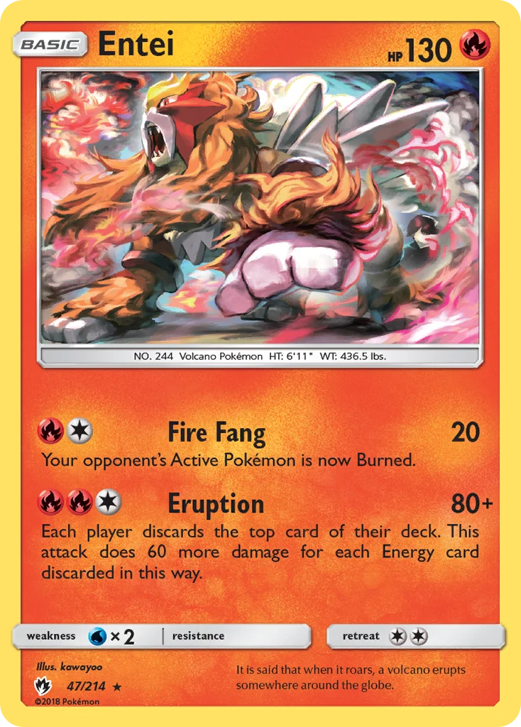Entei · Lost Thunder