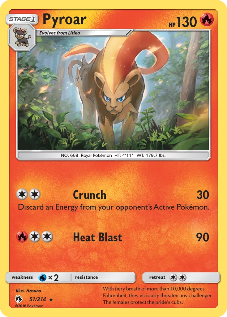 Pyroar · Lost Thunder