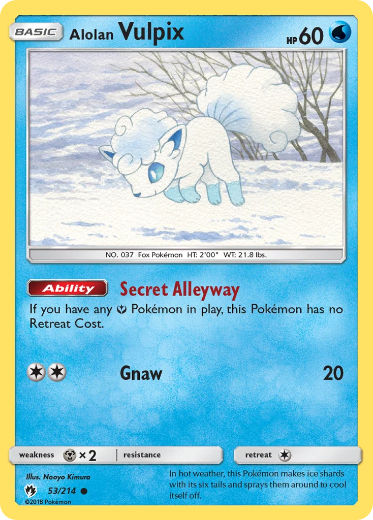 Alolan Vulpix · Lost Thunder