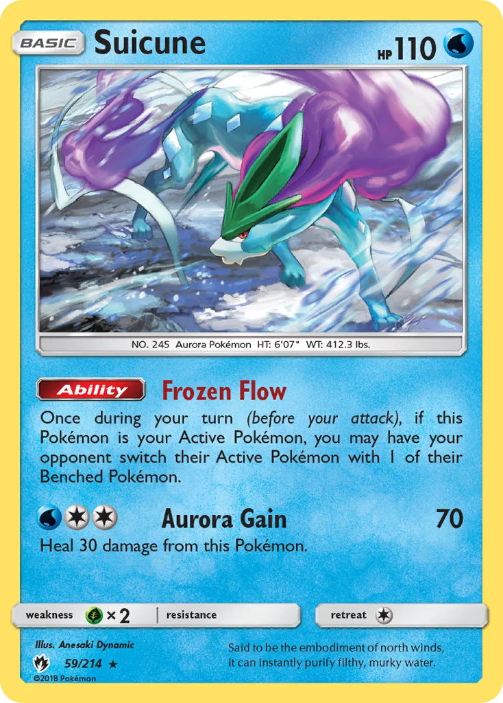 Suicune · Lost Thunder