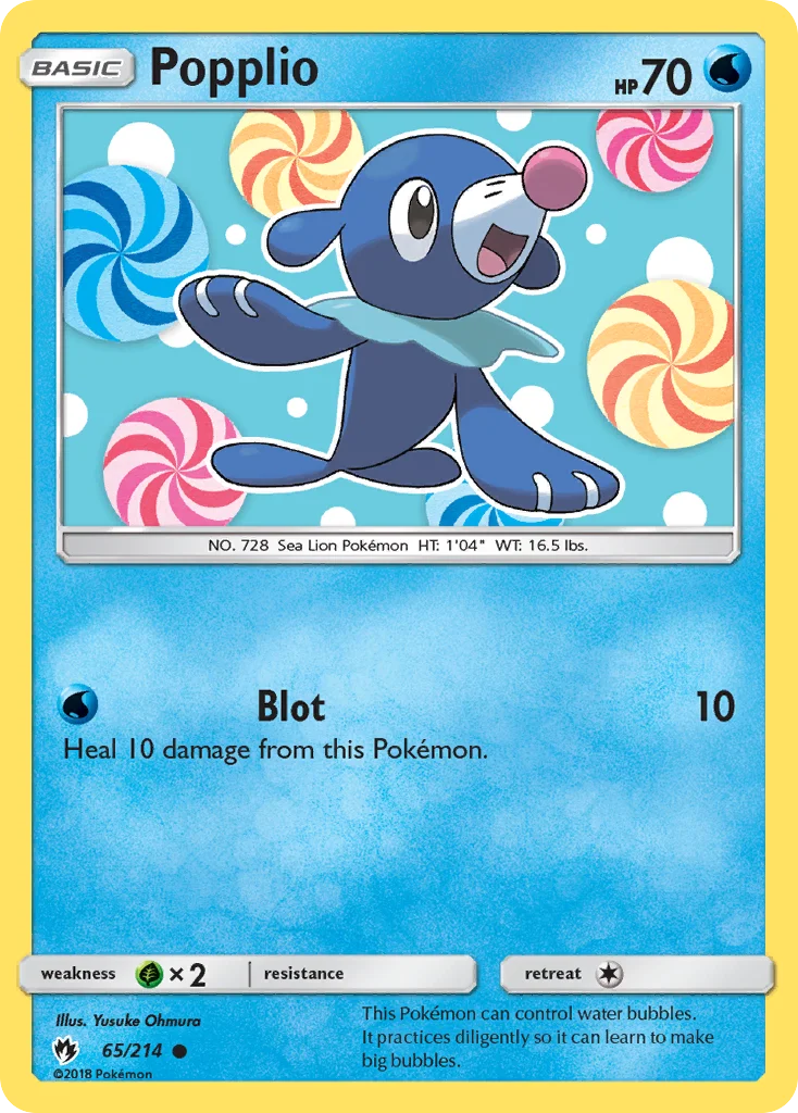 Popplio · Lost Thunder