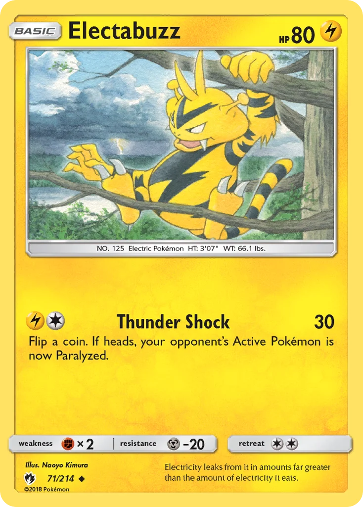 Electabuzz · Lost Thunder