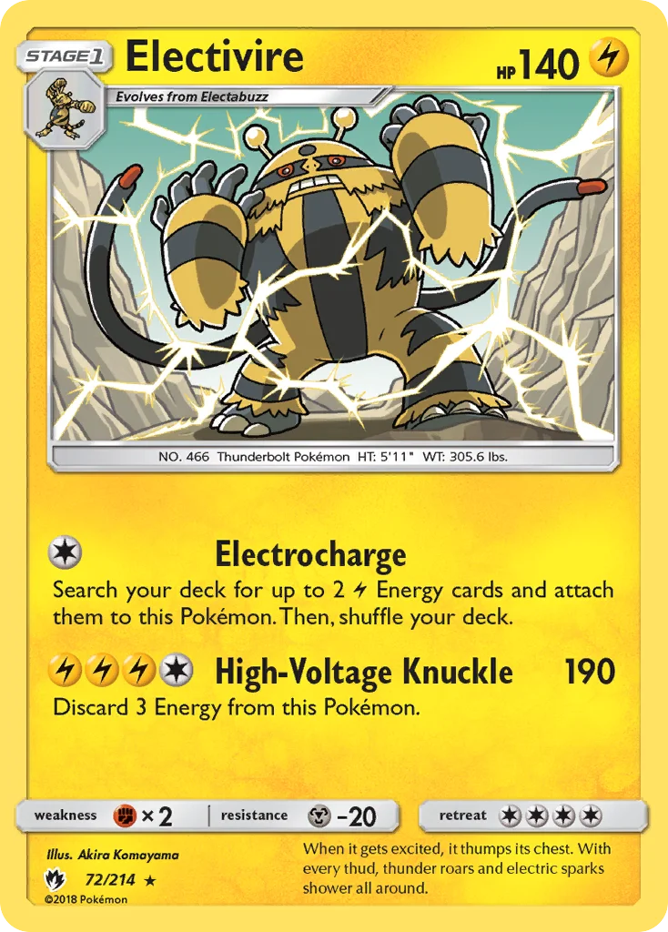 Electivire · Trovões Perdidos