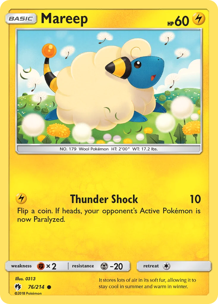 Mareep · Lost Thunder