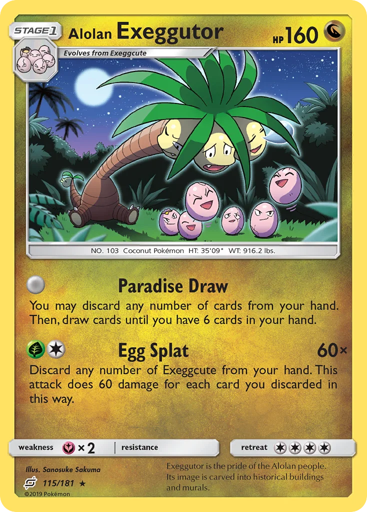 Exeggutor de Alola · União de Aliados