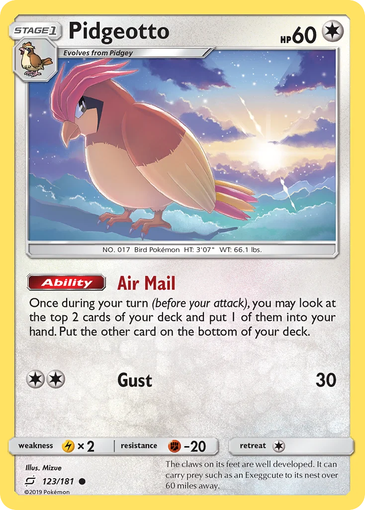 Pidgeotto · Team Up