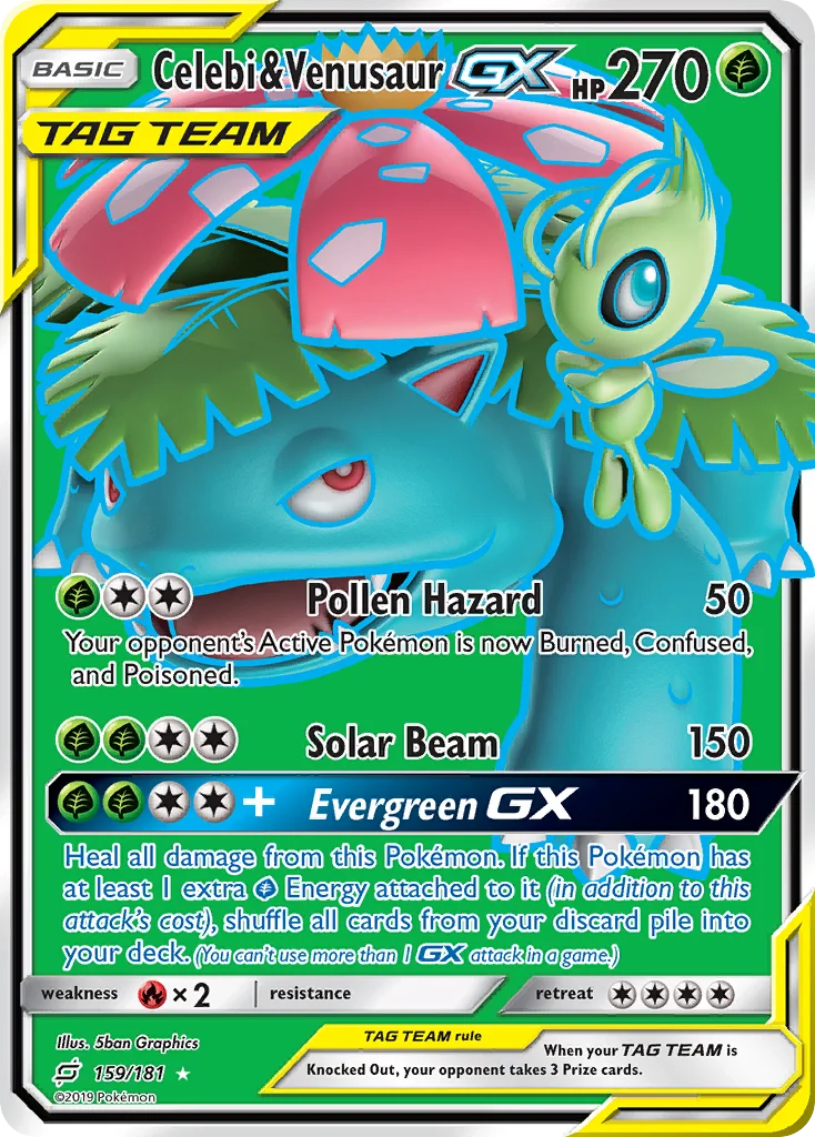Celebi e Venusaur GX · União de Aliados